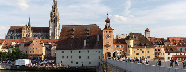 Stadtsilhouette von Regensburg