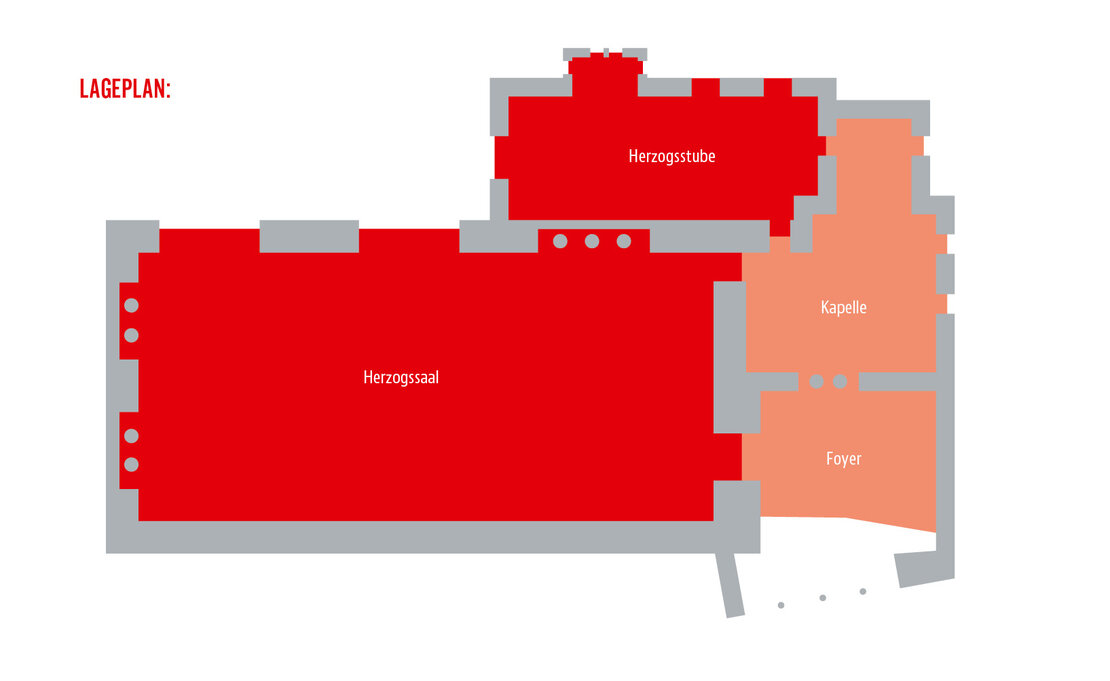 Lageplan Räume Herzogssaal