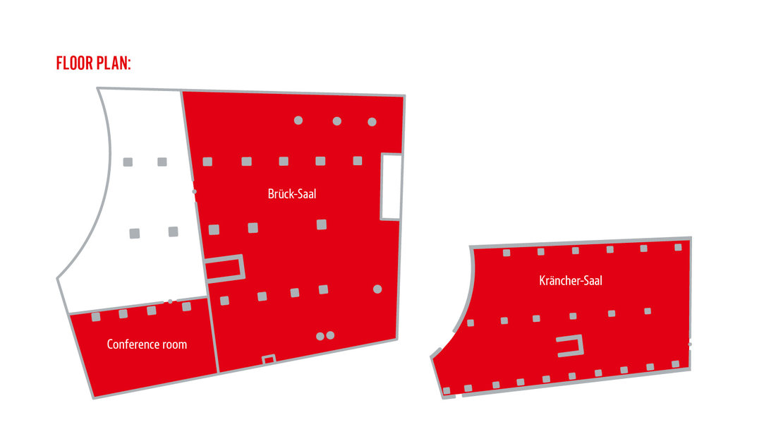 Lageplan Räume Salzstadel in Englisch
