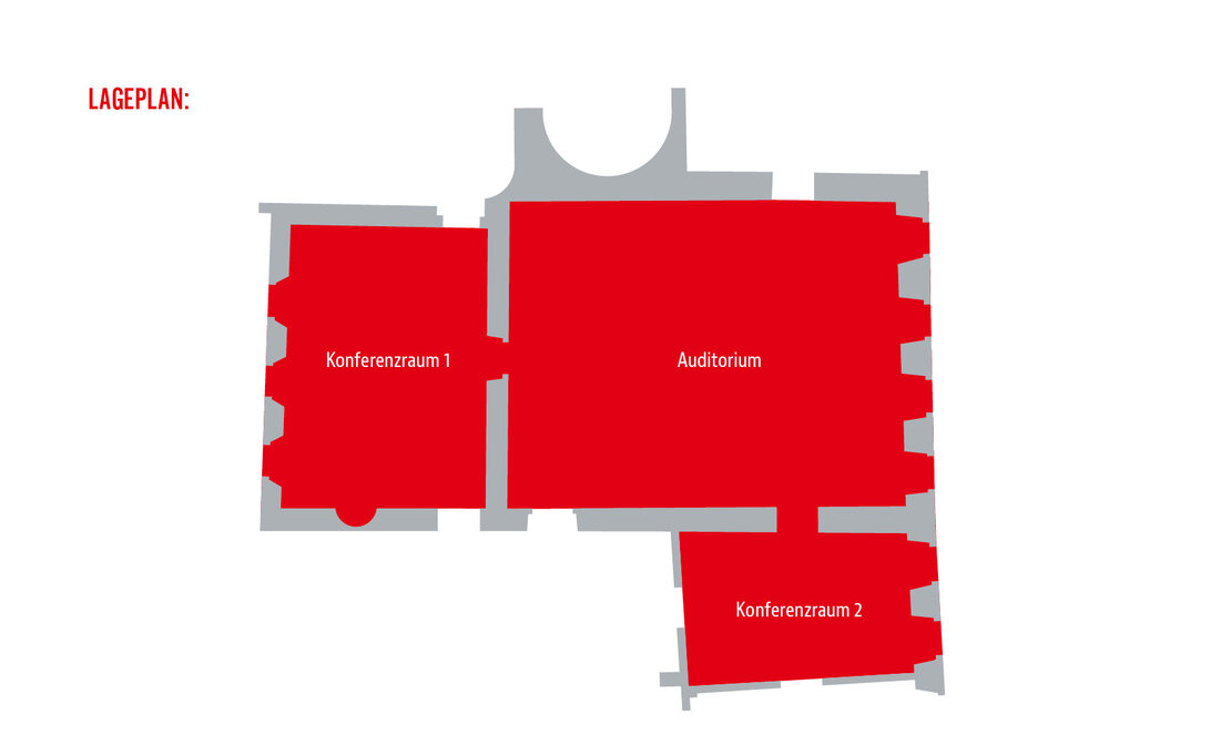Lageplan Räume Thon-Dittmer-Palais