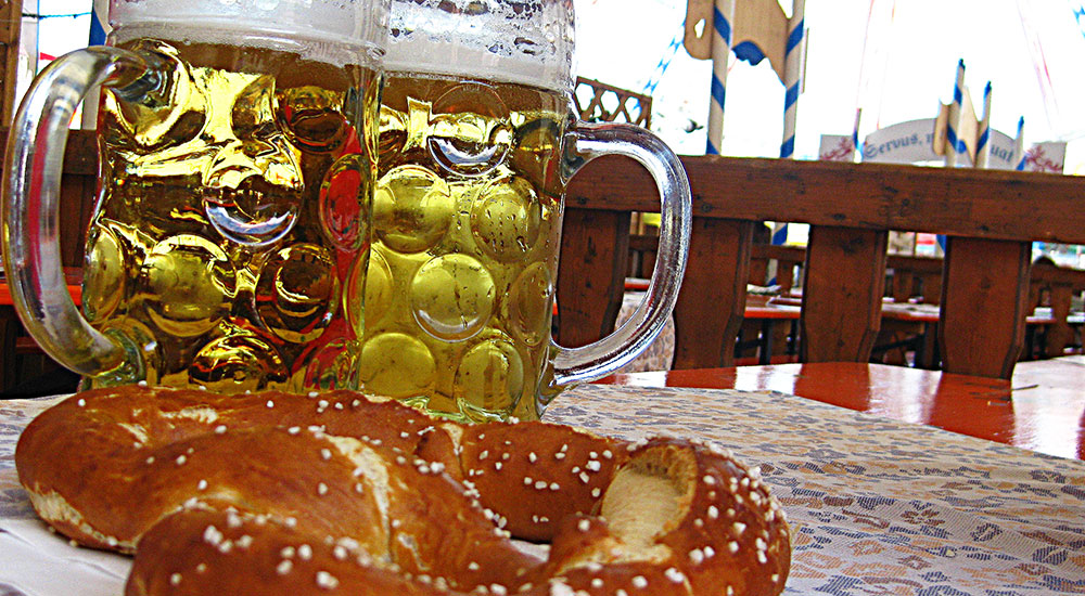Bier und Breze